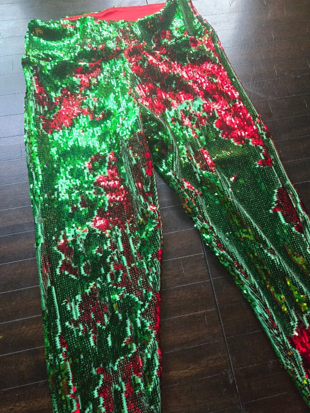 Modcloth Tipsy Elves M flip sequin pants